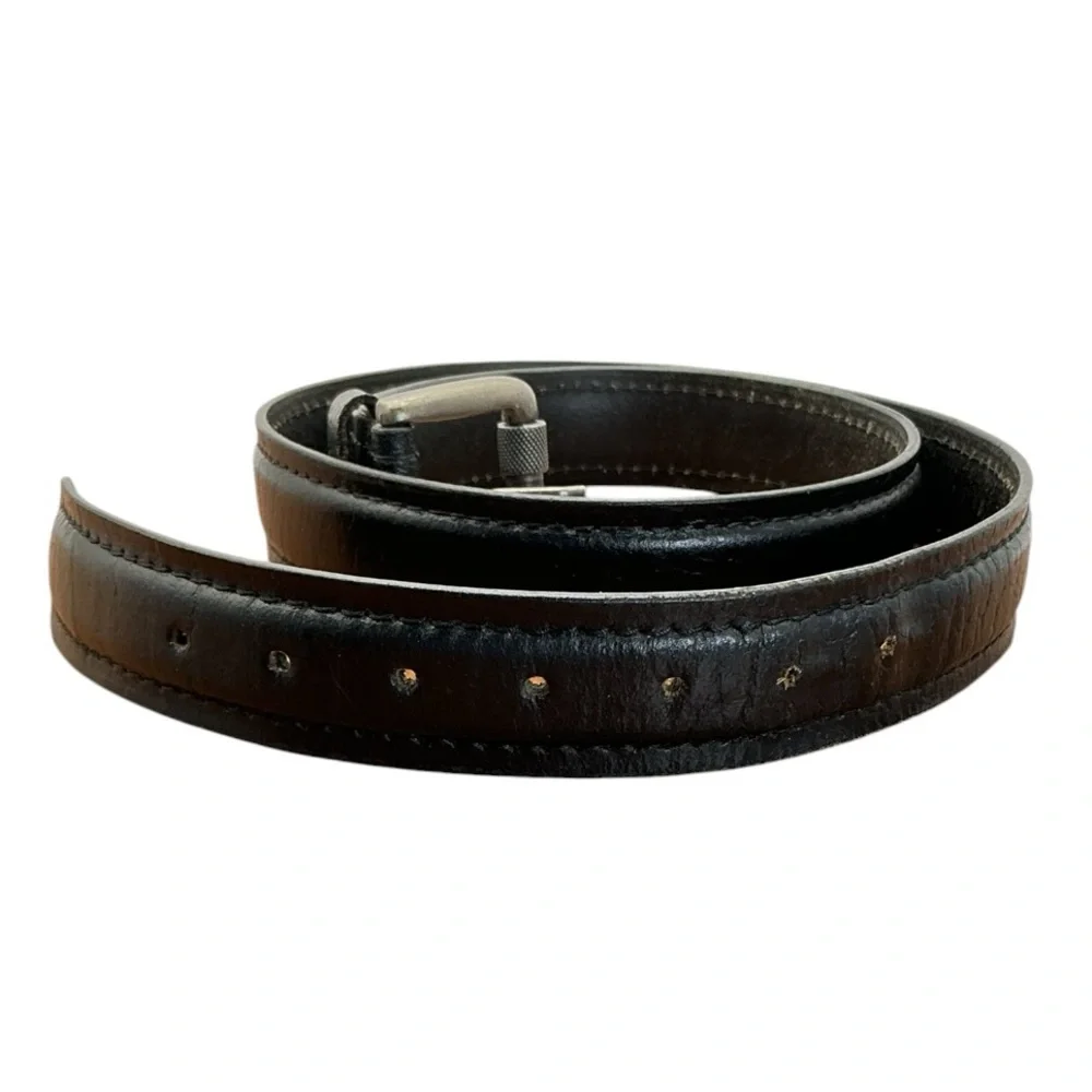 Genuine Black Leather belt Size‎ 42